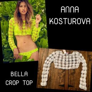 🆕ANNA KOSTUROVA - BELLA LONG SLEEVE CROP TOP